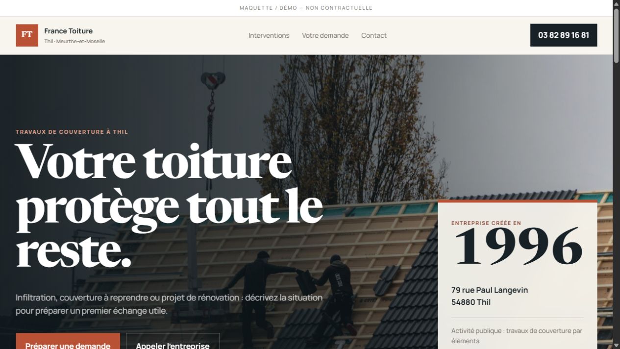 Aperçu France Toiture Thil